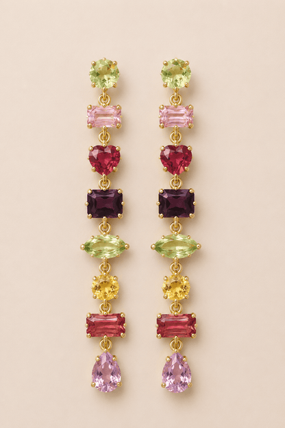 Candy Prism Drop Earrings - Zenee - Earrings