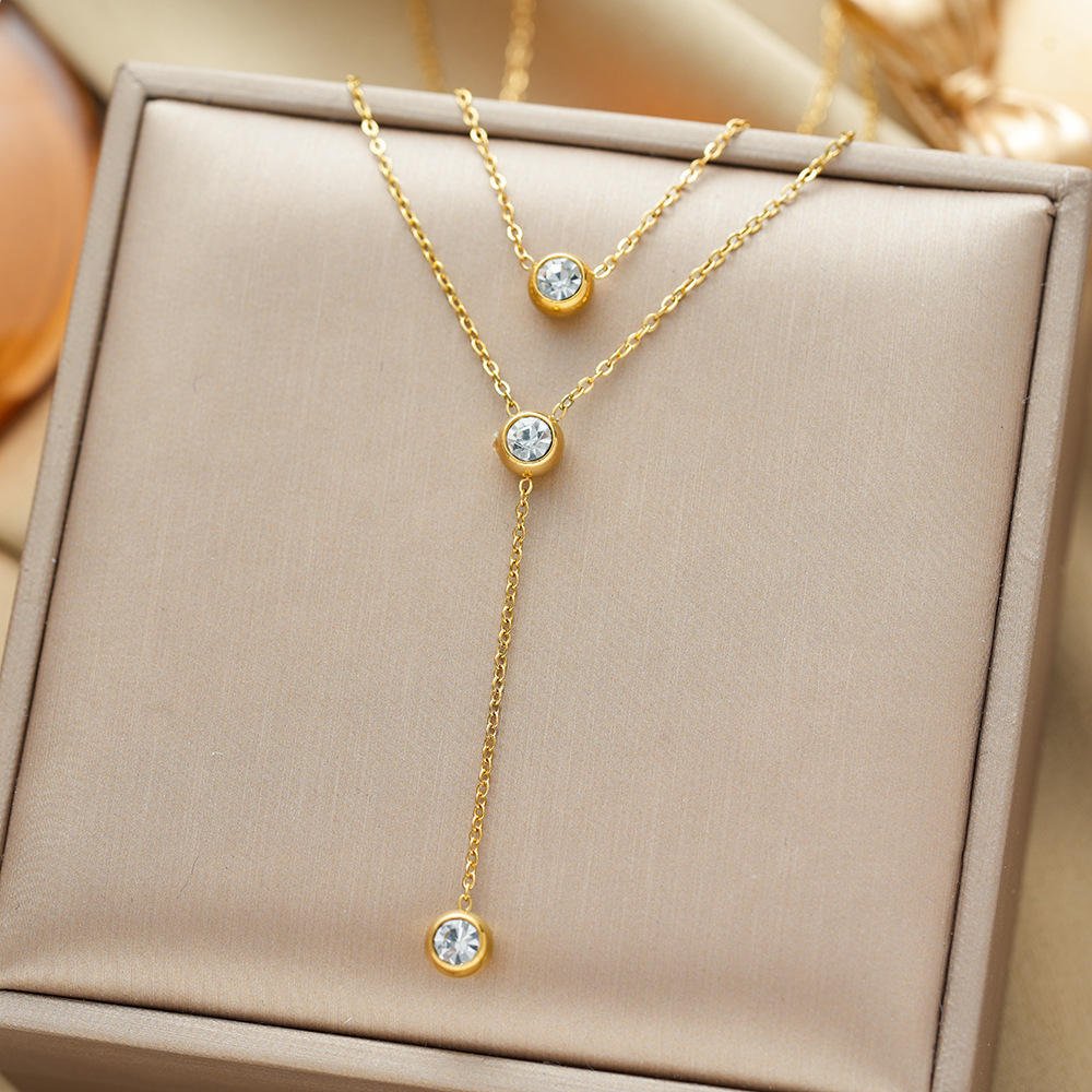 Celeste Drop Necklace - Zenee-Necklaces