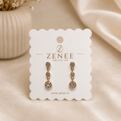 Celestia Drop Earrings - Zenee - Earrings