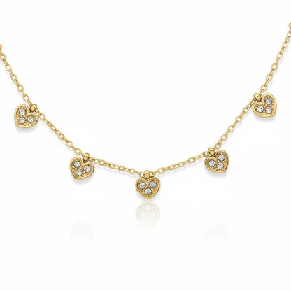 Celestia Heart Charm Necklace - Zenee - Necklaces