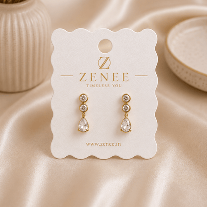 Elara Teardrop Earrings - Zenee - Earrings