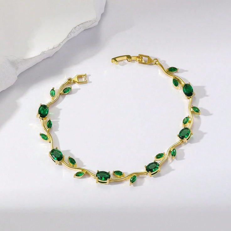 Emerald Vine Bracelet - Zenee - Bracelets