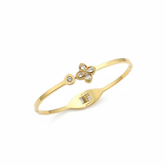Fleur Spark Bangle - Zenee-Bracelets