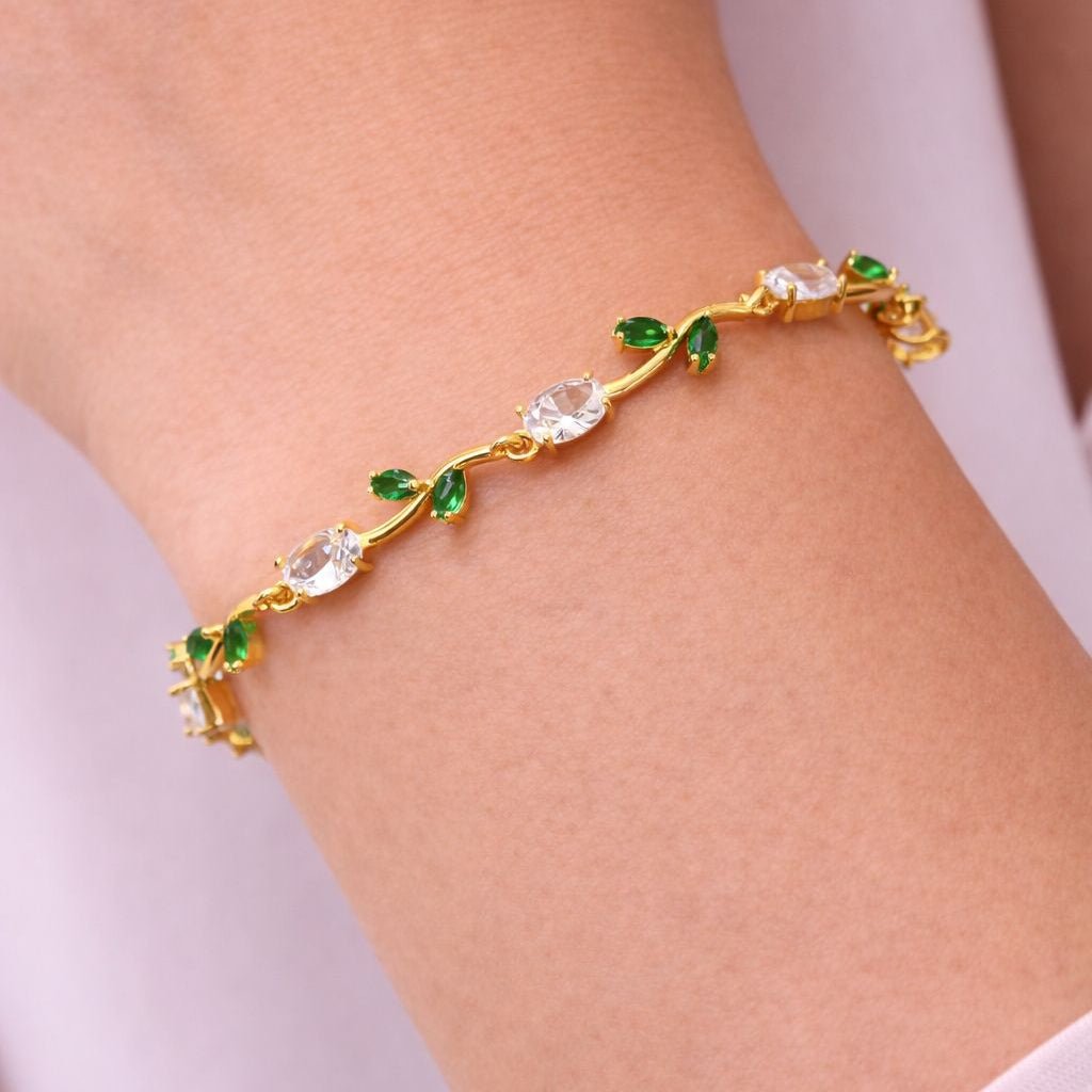 Flora Vine Charm Bracelet - Zenee - Bracelets
