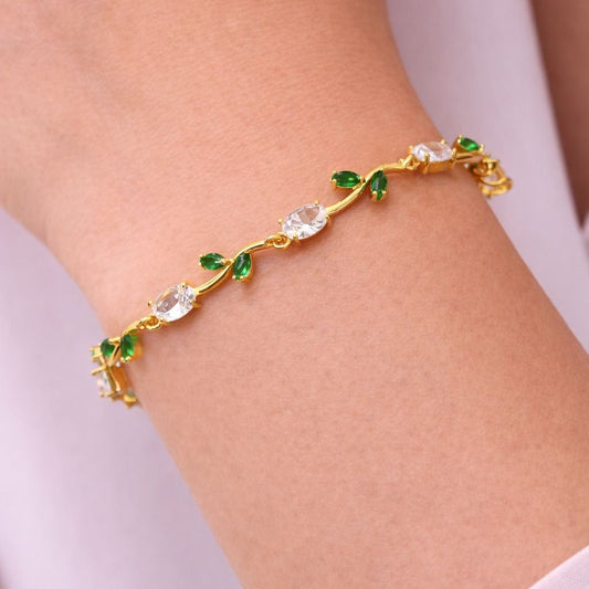 Flora Vine Charm Bracelet - Zenee - Bracelets