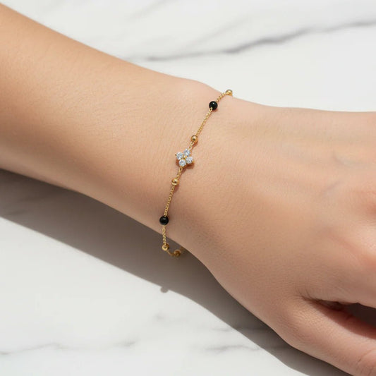 Flutter Charm Mangalsutra Bracelet - Zenee-Bracelets