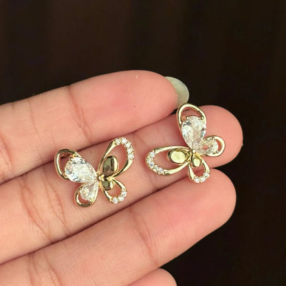 Flutter Glow Butterfly Earrings - Zenee - Earrings