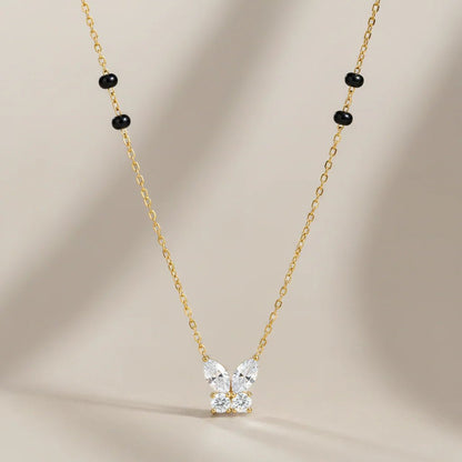 Flutter Grace Butterfly Mangalsutra - Zenee-Necklaces