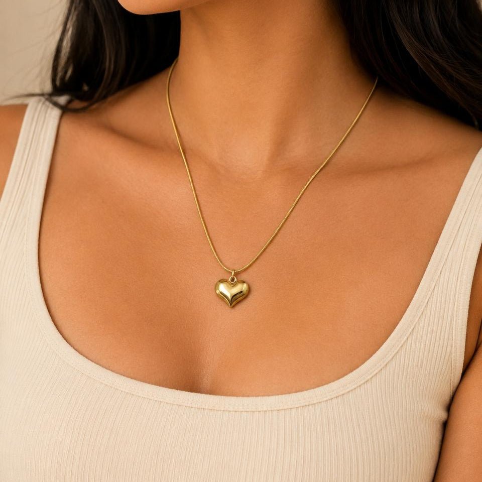 Golden Amour Necklace - Zenee - Necklaces