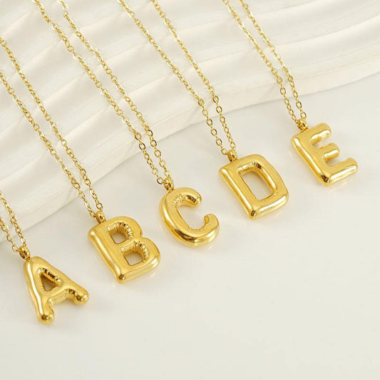 Lumière Initial Necklace - Zenee - Necklaces