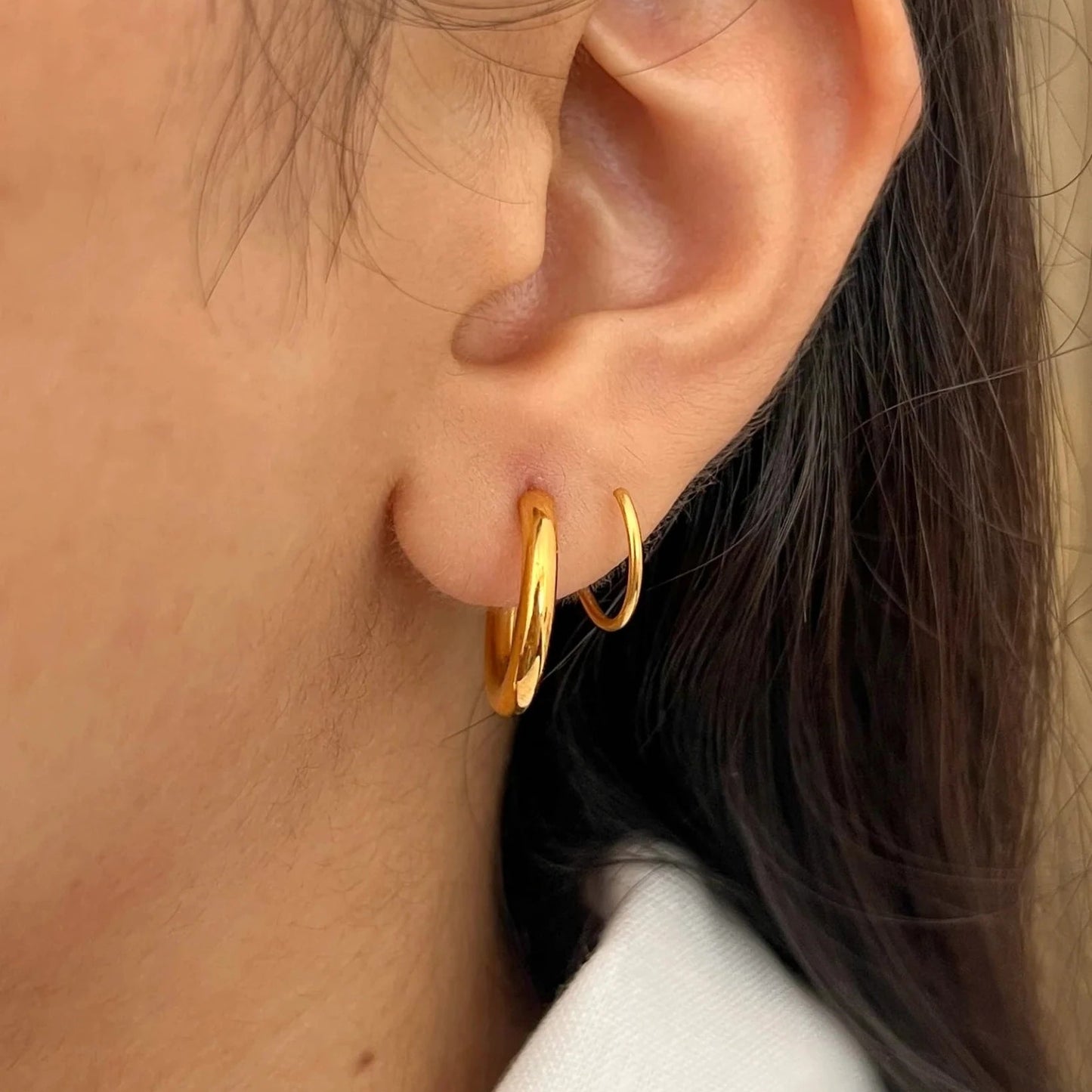 Luna Duo Hoop Earrings - Zenee - Bracelets