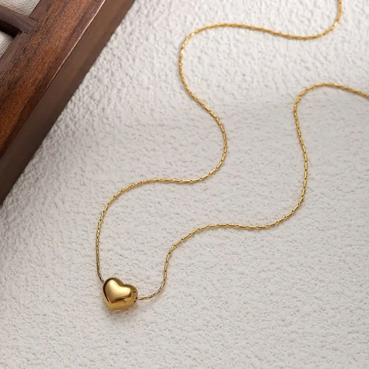 Luna Heart Necklace - Zenee - Necklaces