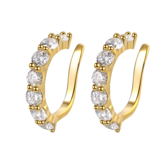 Luna Spark Ear Cuff - Zenee-Earrings