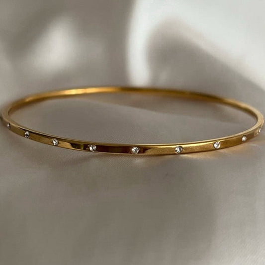 Lunara Dot Bangle - Zenee - Bracelets