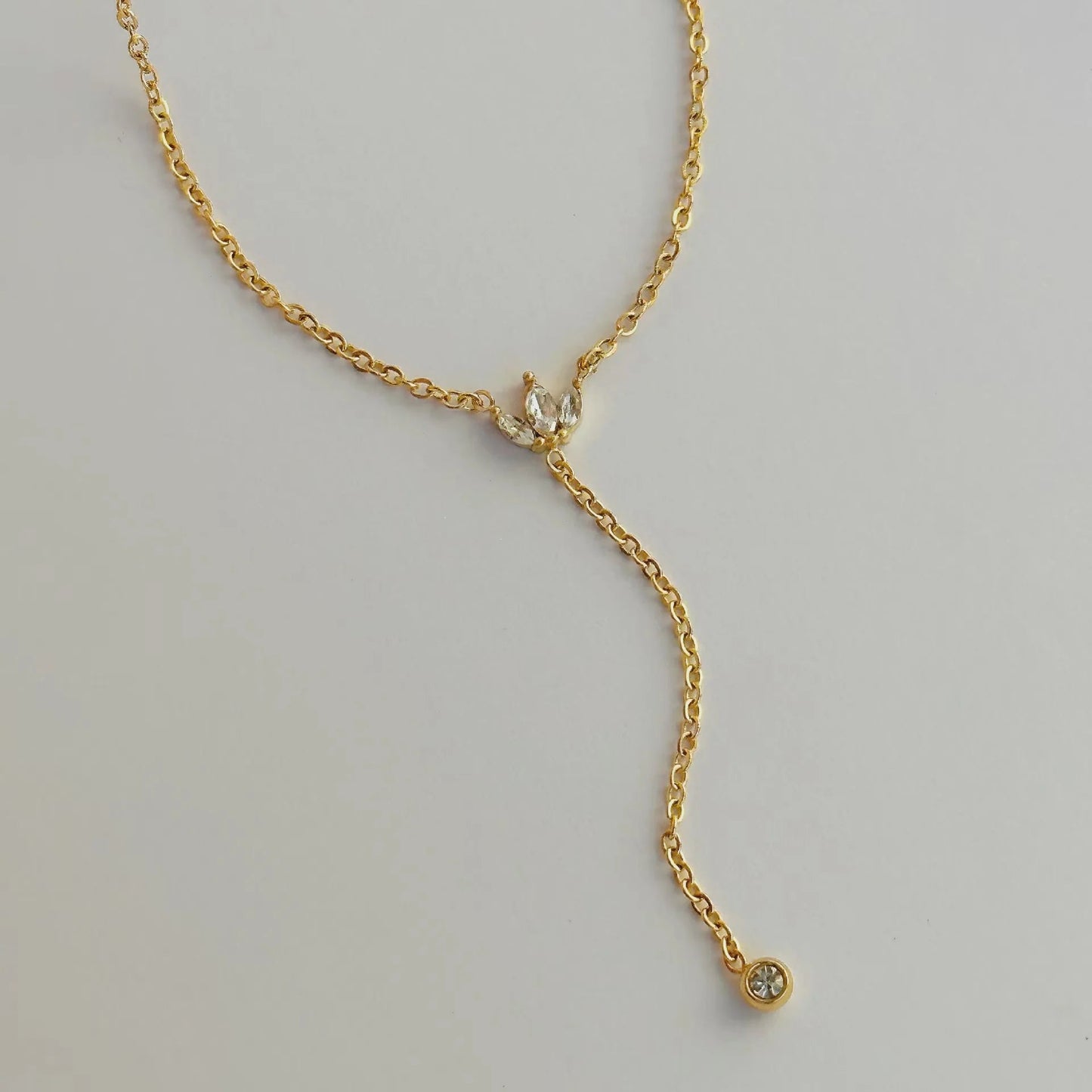 Lunéa Drop Necklace - Zenee - Necklaces