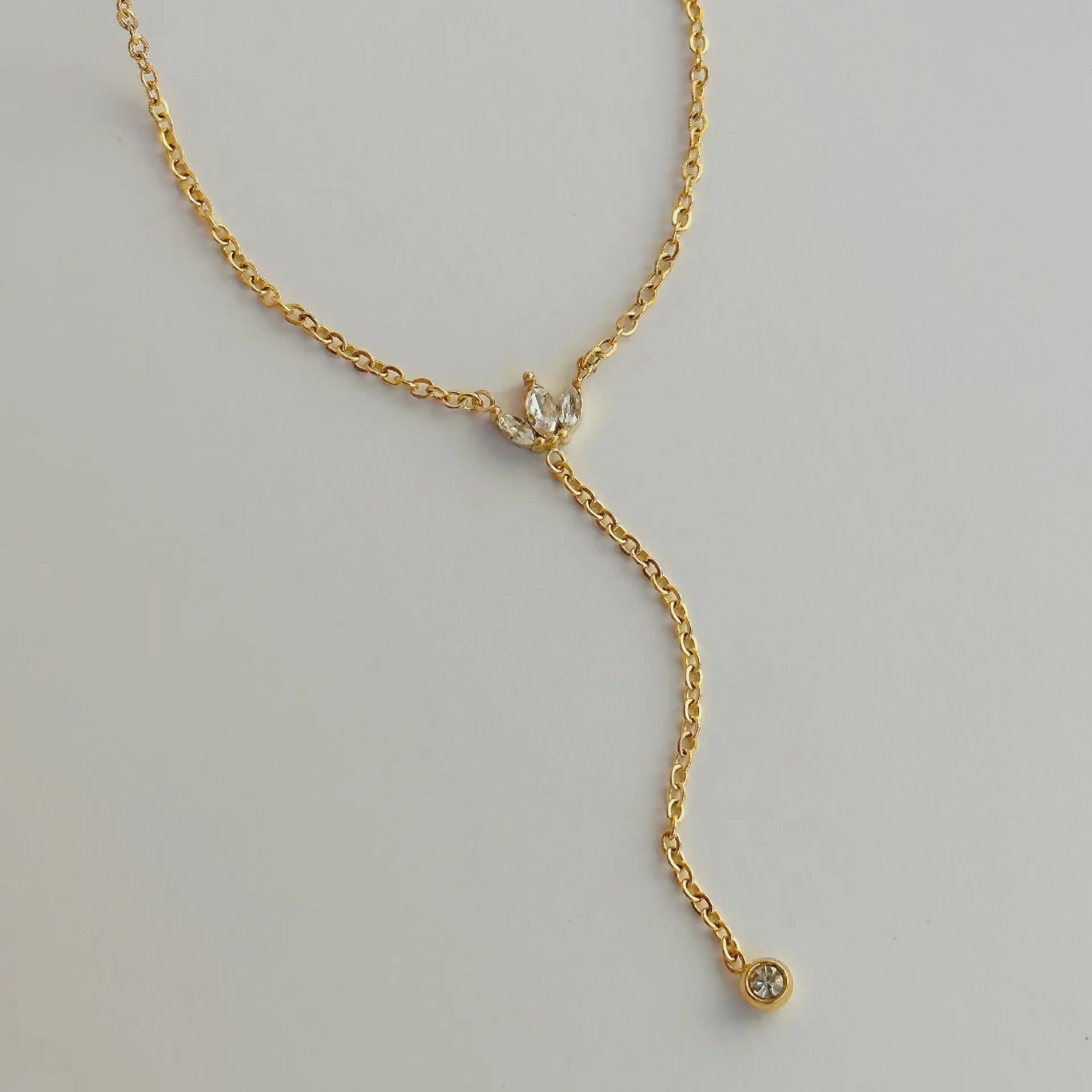 Lunéa Drop Necklace - Zenee - Necklaces