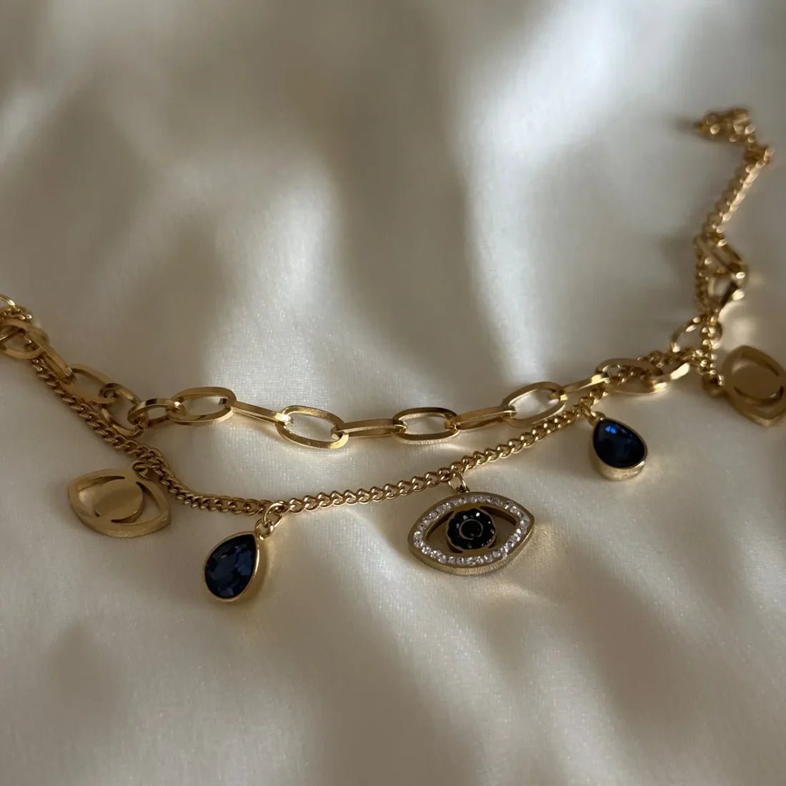 Mystic Eye Layered Bracelet - Zenee-Bracelets