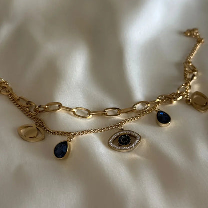 Mystic Eye Layered Bracelet - Zenee-Bracelets