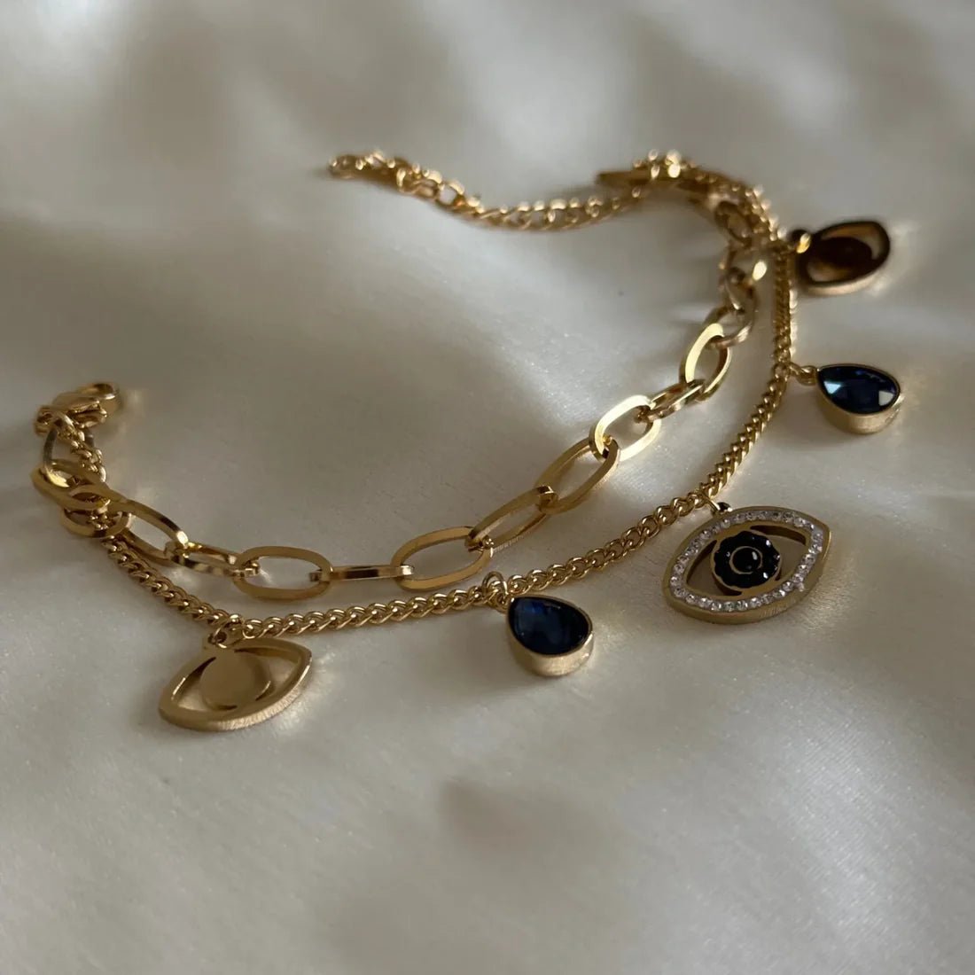 Mystic Eye Layered Bracelet - Zenee-Bracelets