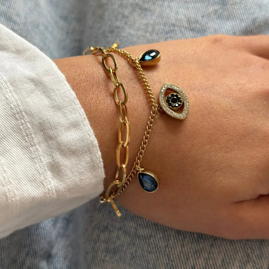 Mystic Eye Layered Bracelet - Zenee-Bracelets