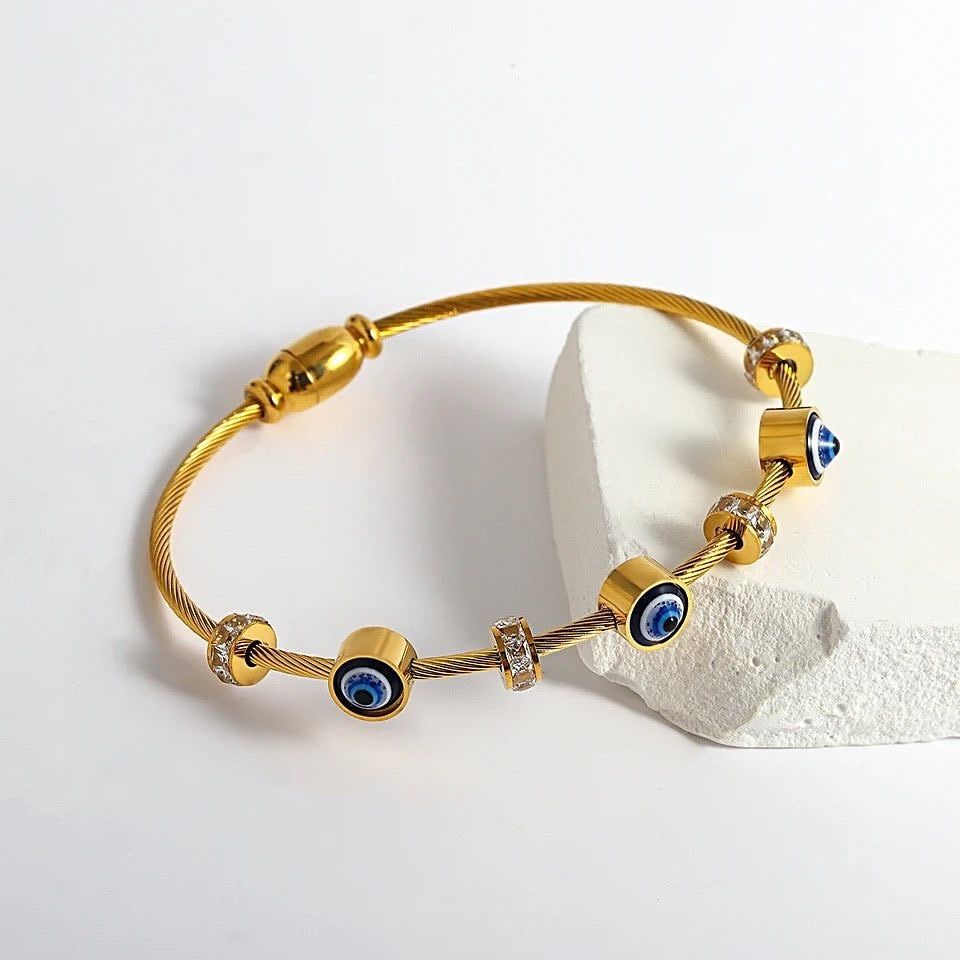 Nazar Luxe Charm Baby Bracelet - Zenee - Bracelets