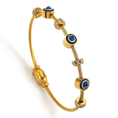 Nazar Luxe Charm Baby Bracelet - Zenee - Bracelets