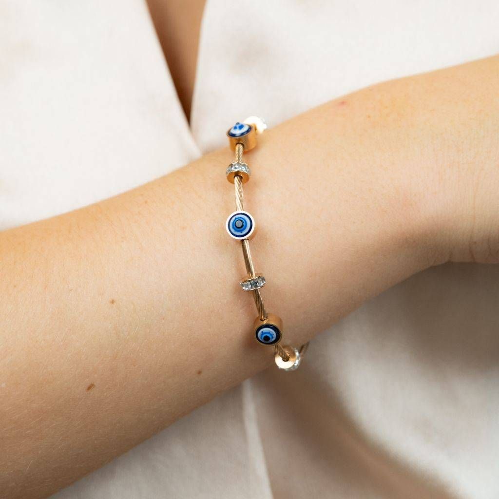 Nazar Luxe Charm Baby Bracelet - Zenee - Bracelets