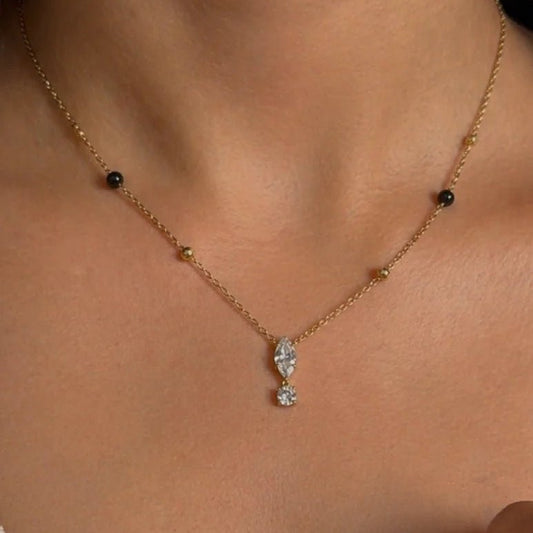 Noor Marquise Mangalsutra - Zenee-Necklaces