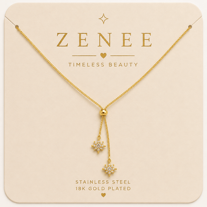 Nova Celeste Slider Necklace - Zenee - Necklaces