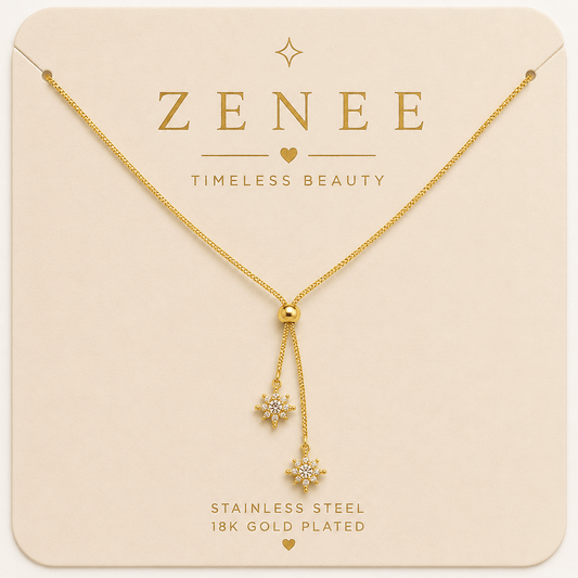 Nova Celeste Slider Necklace - Zenee - Necklaces