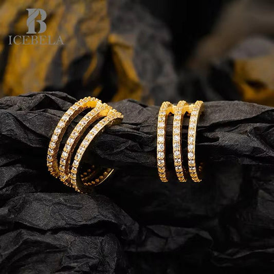 Nova Luxe Ear Cuff - Zenee-Earrings