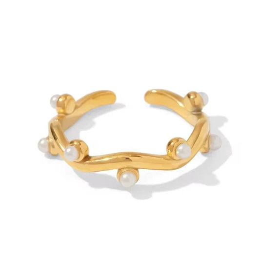 Pearl Drift Ring - Zenee - Rings