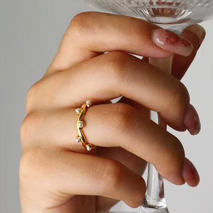 Pearl Drift Ring - Zenee - Rings