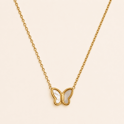 Pearl Flutter Butterfly Necklace - Zenee - Jewelry Sets