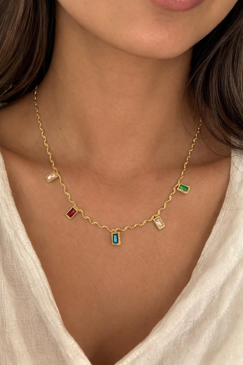 Prisma Charm Necklace - Zenee - Necklaces