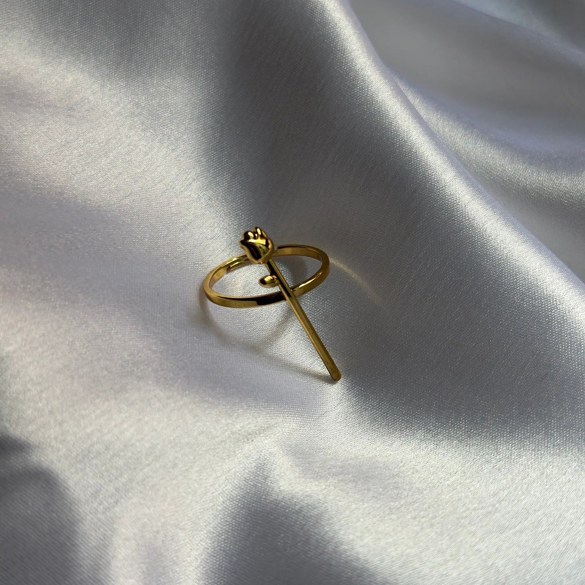 Rosé Stem Ring - Zenee-Rings