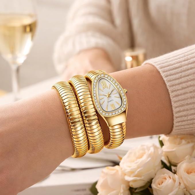 Serpente Luxe Watch Stack - Zenee - Bracelets