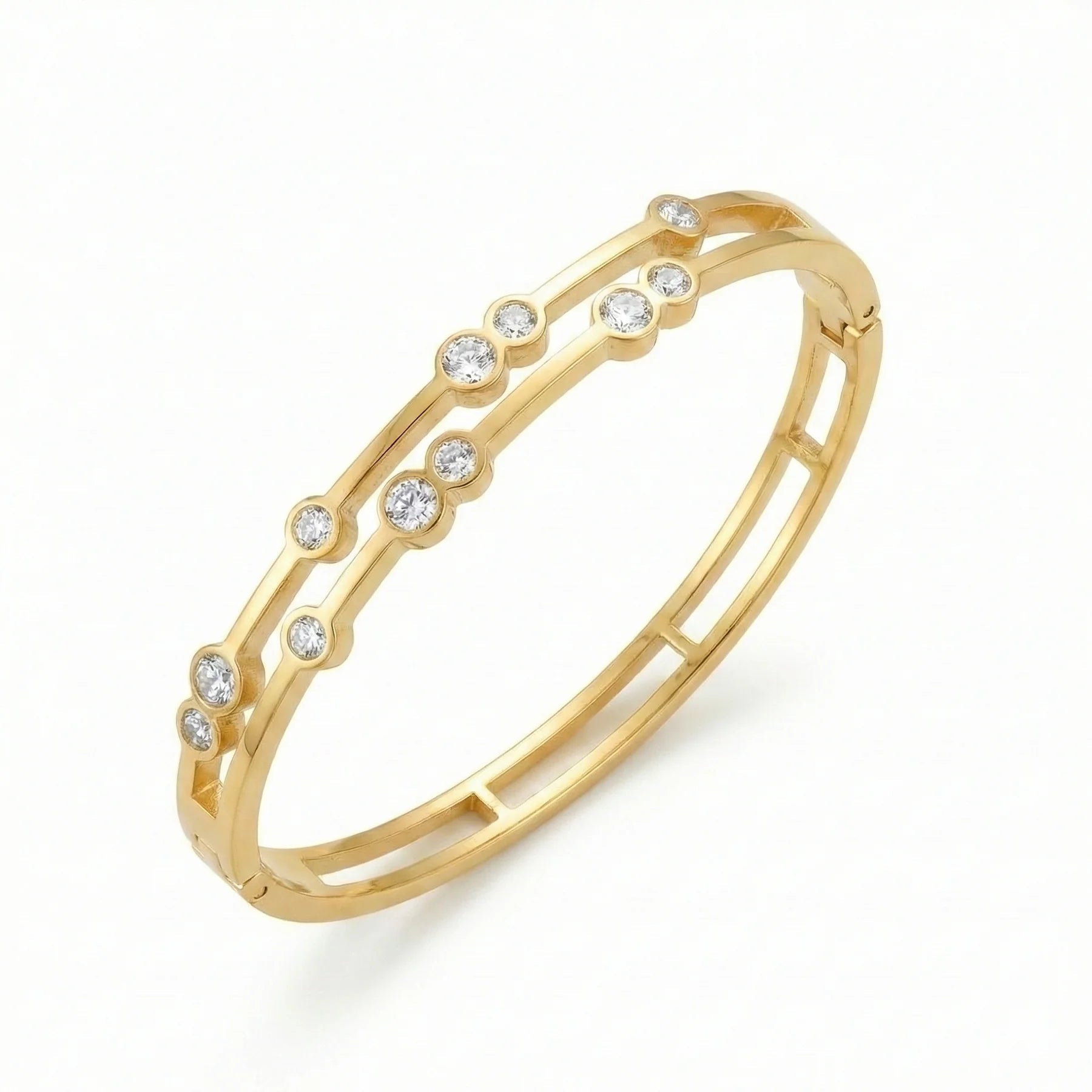 Starlisse Crystal Bangle - Zenee - Bracelets