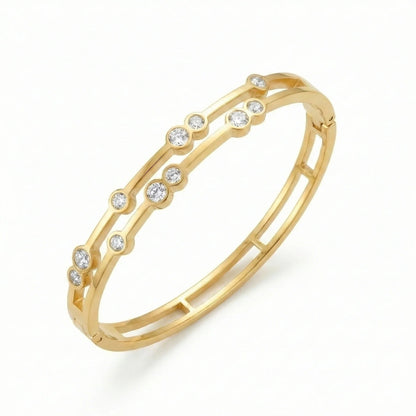 Starlisse Crystal Bangle - Zenee - Bracelets