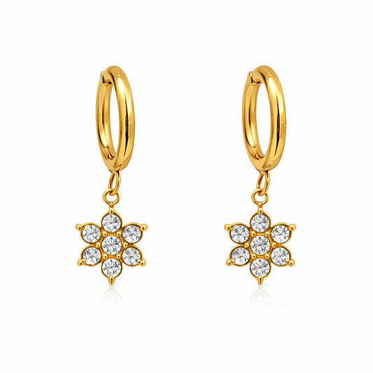 Stella Bloom Hoops - Zenee - Earrings
