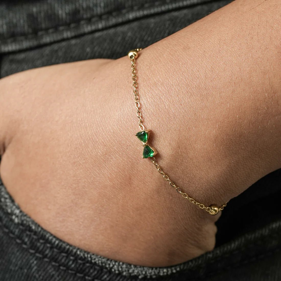 Twin Heart Bracelet - Zenee - Bracelets