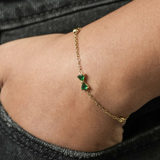Twin Heart Bracelet - Zenee - Bracelets