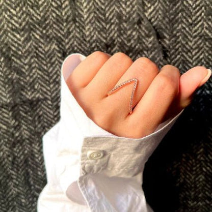 Vera V Ring – Rose Gold - Zenee - Rings