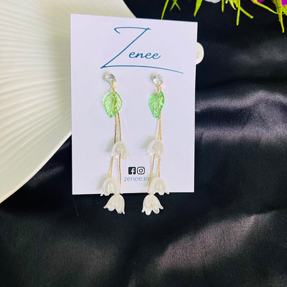 Rose Hanging Earrings