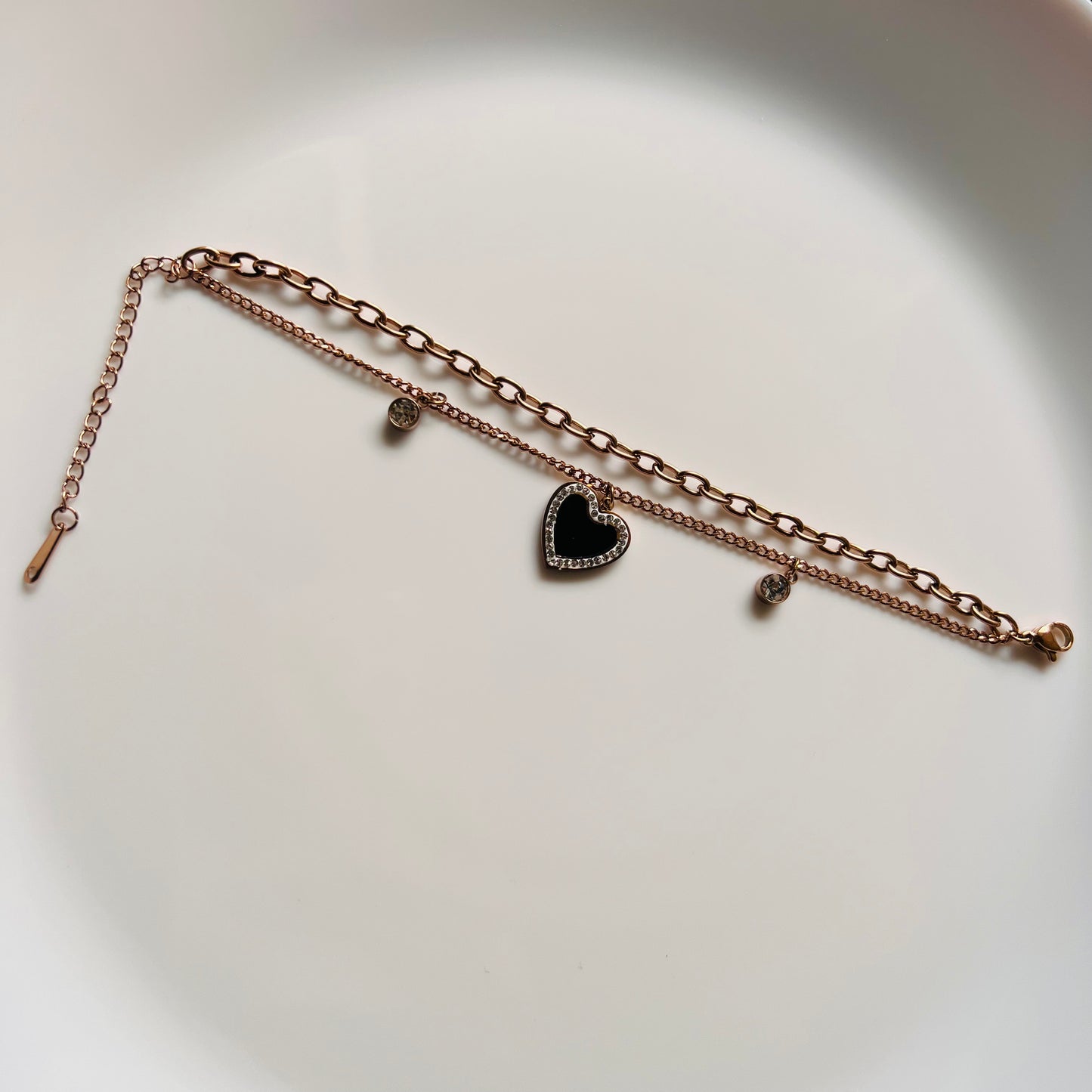 Heart Double Layer Bracelet