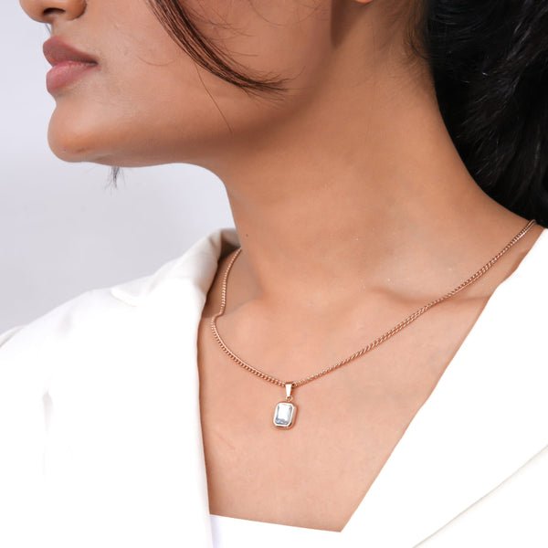 Avni Crystal Pendant Necklace - Zenee-Necklaces