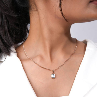 Avni Crystal Pendant Necklace - Zenee-Necklaces