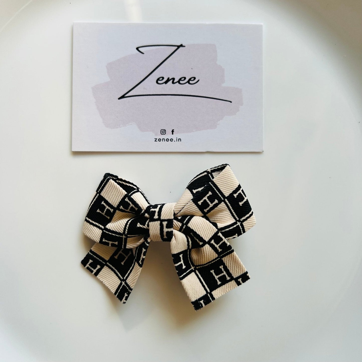 Bow Hair Clip - Zenee.in-Hair Accessories