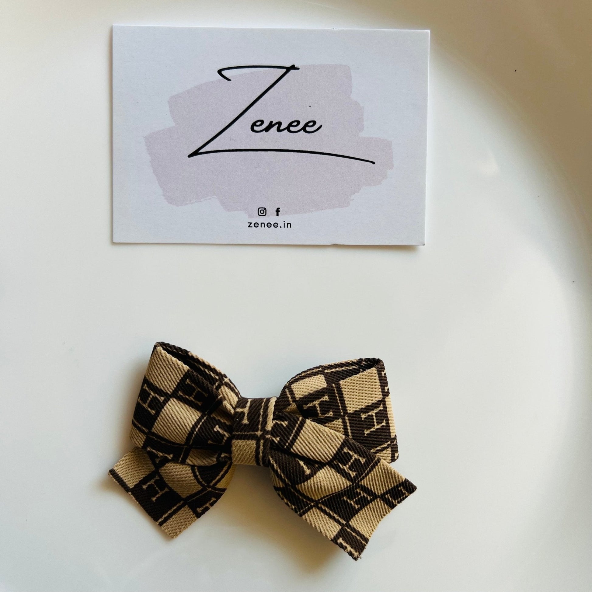 Bow Hair Clip - Zenee.in-Hair Accessories