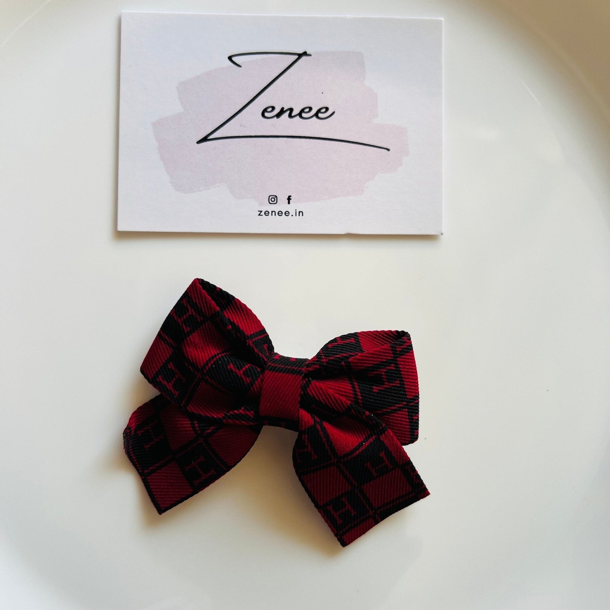 Bow Hair Clip - Zenee.in-Hair Accessories